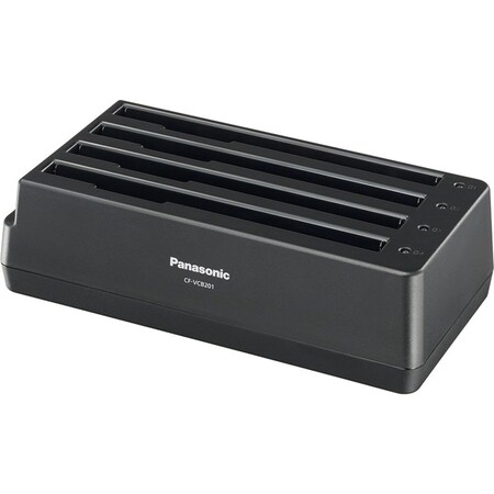 Panasonic 4-Bay Battery Charger For Cf-20 Mk1, Mk2. Includes 100W Ac Adapter. CF-VCB201M
